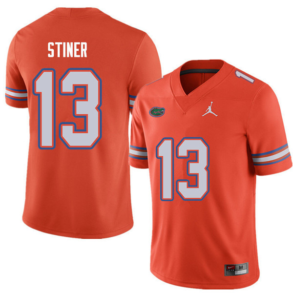 Jordan Brand Men #13 Donovan Stiner Florida Gators College Football Jerseys Sale-Orange - Click Image to Close